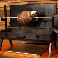 Sunday Roast, But Better – Cooking a Leg of Lamb on the Flaming Coals Mini Spit image