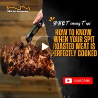 How to Know When Your Spit Roasted Meat is Perfectly Cooked | BBQ Timing Tips image