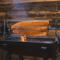How to spit roast Salmon on a Jumbuck Mini Spit image
