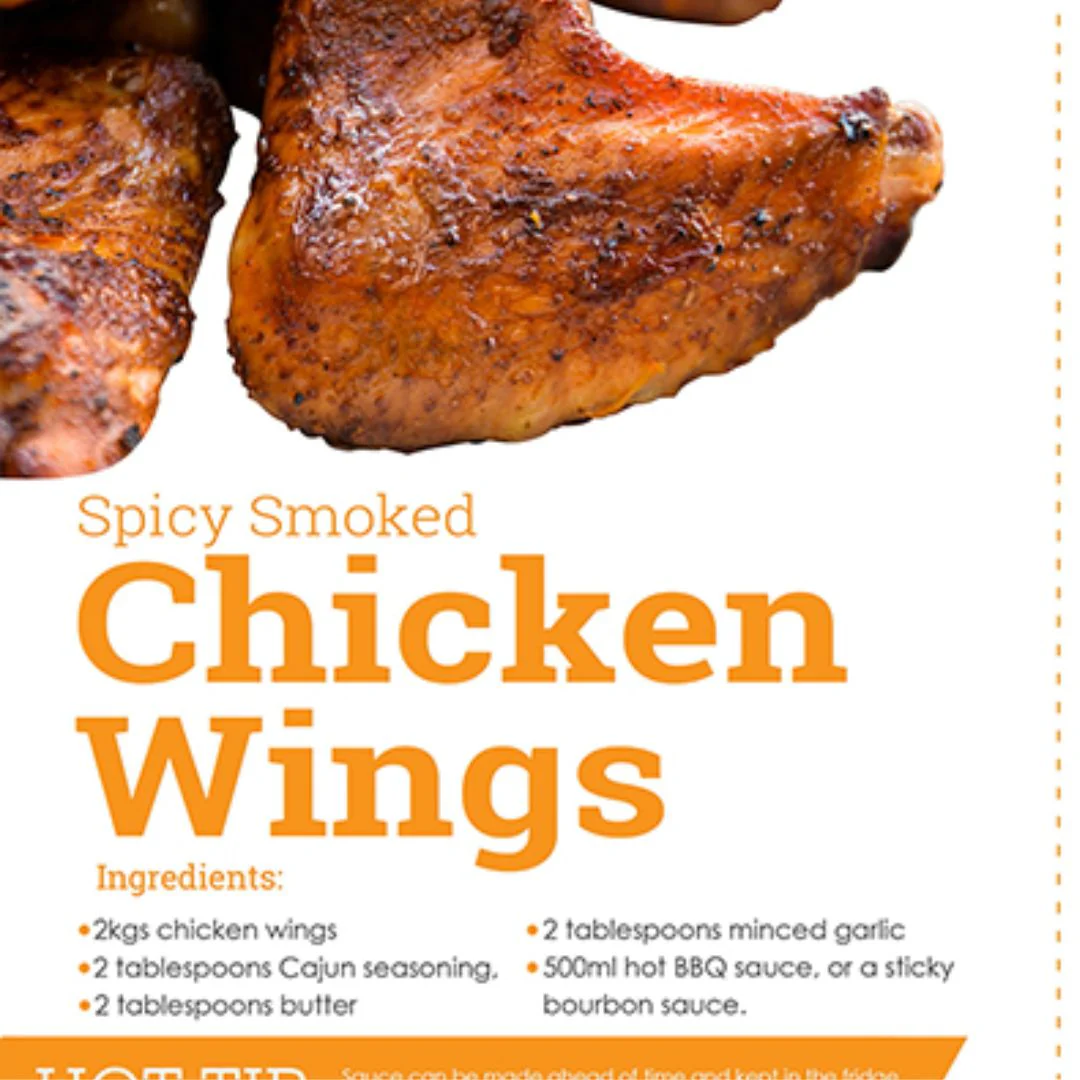 Spicy Smoked Chicken Wings image