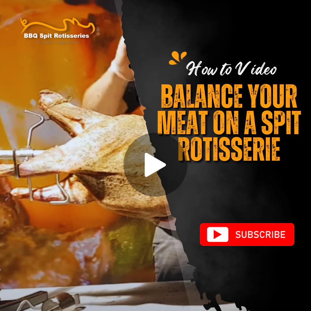 How To Balance Your Meat On A Spit Rotisserie image