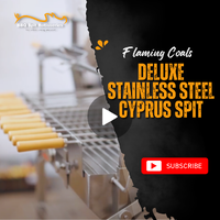 Flaming Coals Deluxe Stainless Steel Cyprus Spit: The All in one BBQ That Does It All image