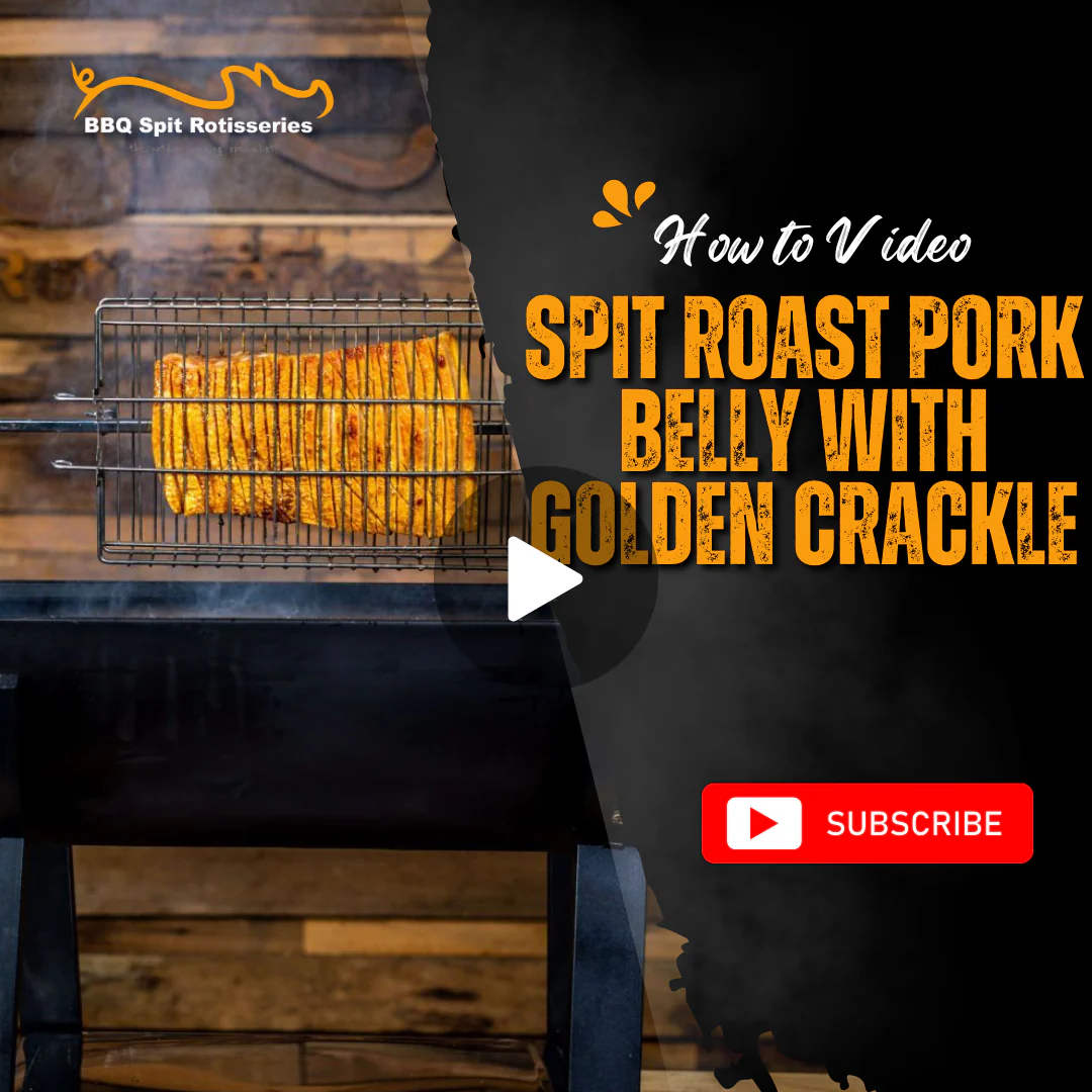 How to Spit Roast Pork Belly with Golden Crackle image