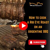 How to cook a Rib Eye Roast on an Argentine BBQ image