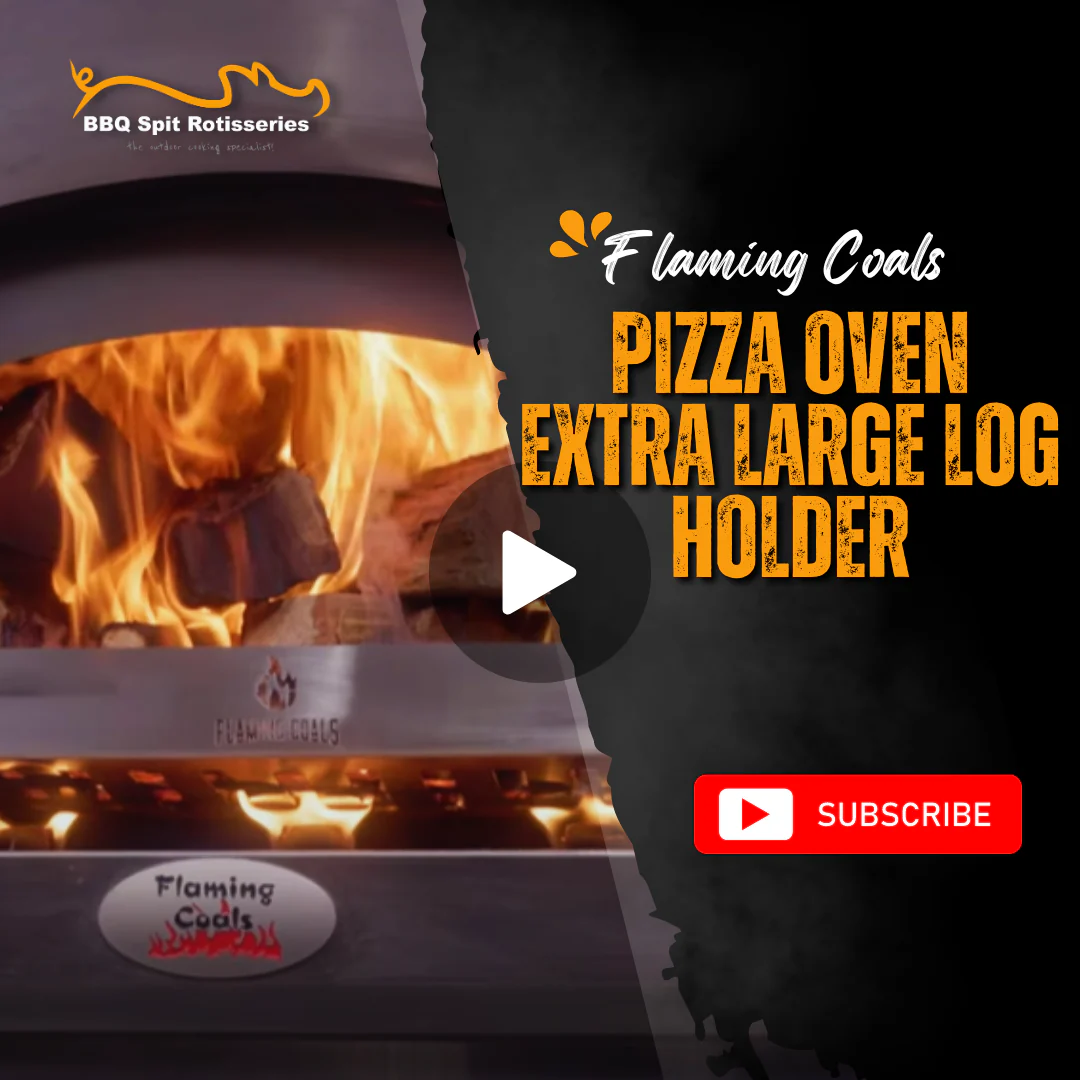 Flaming Coals Pizza Oven Extra Large Log Holder image