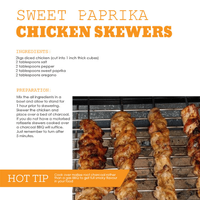 Sweet Paprika Chicken Skewers image
