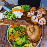 How to smoke Pork Loin in a kettle BBQ image