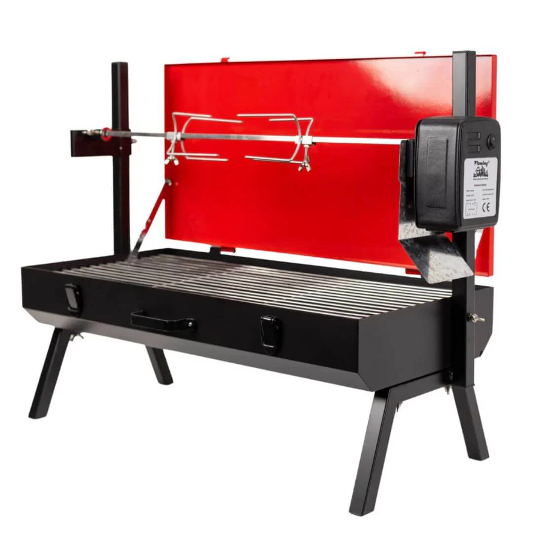 Flaming Coals Mini Spit Roaster - Assembly Video image