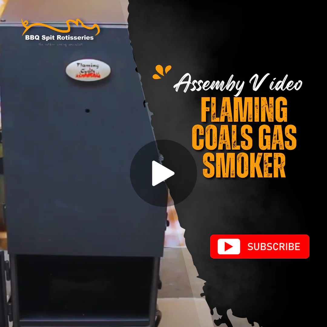 Flaming Coals Gas Smoker Assembly Video image