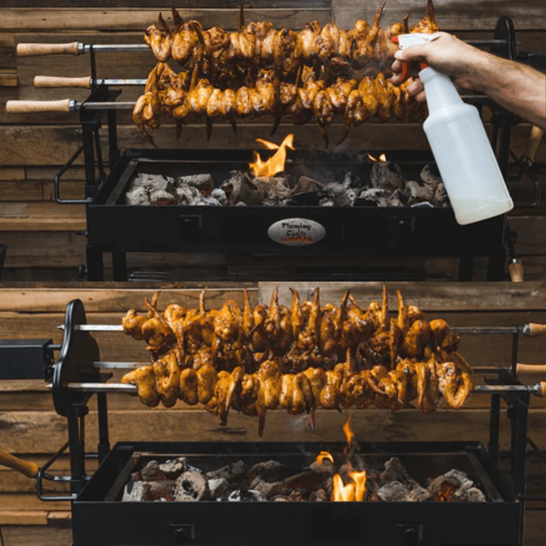 How to Cook SUPER Tasty Chicken Wings using a Cyprus Spit Roaster image