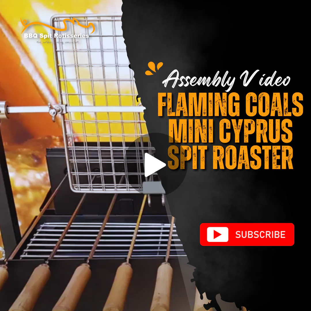 Flaming Coals Mini Cyprus Spit Roaster - Assembly Video image