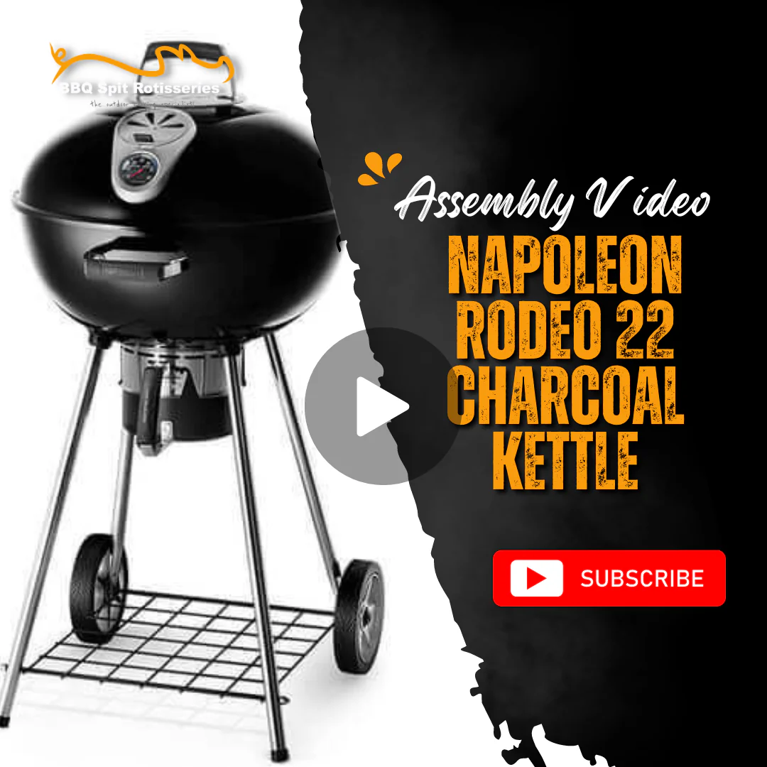 Napoleon Rodeo 22 Charcoal Kettle BBQ Assembly Video image