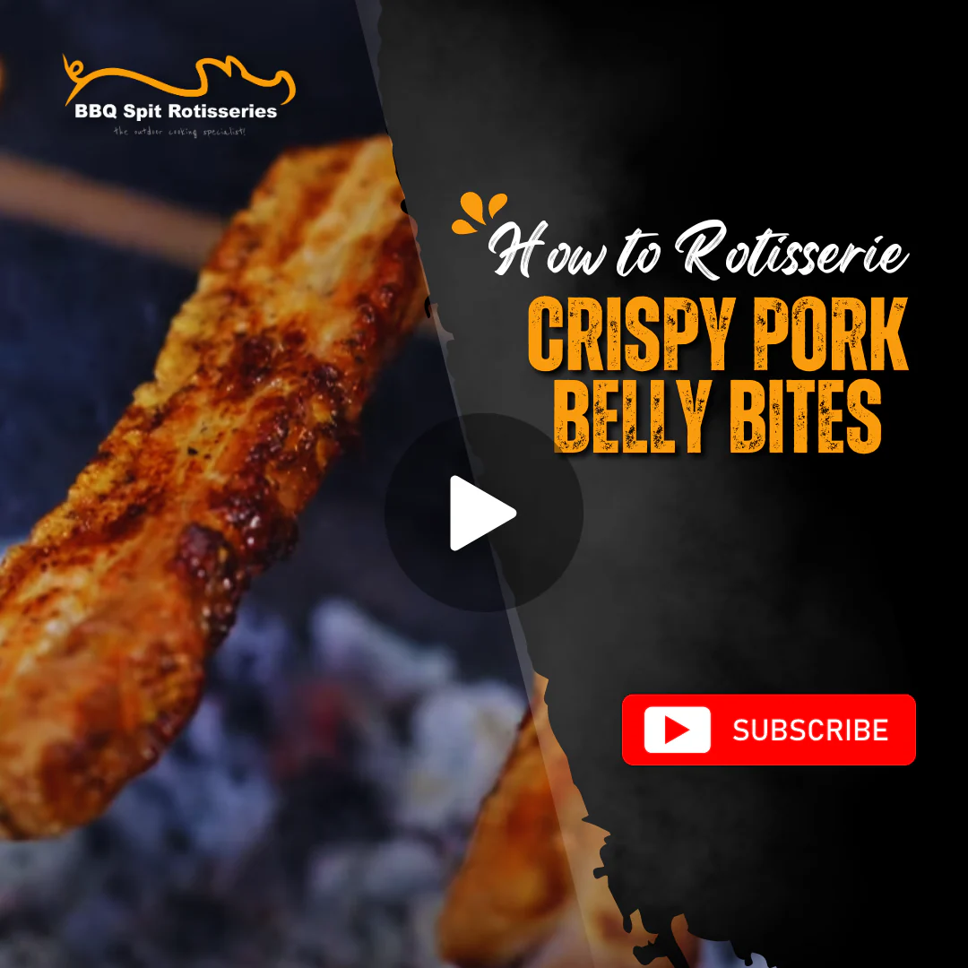 How to Rotisserie Crispy Pork Belly Bites image