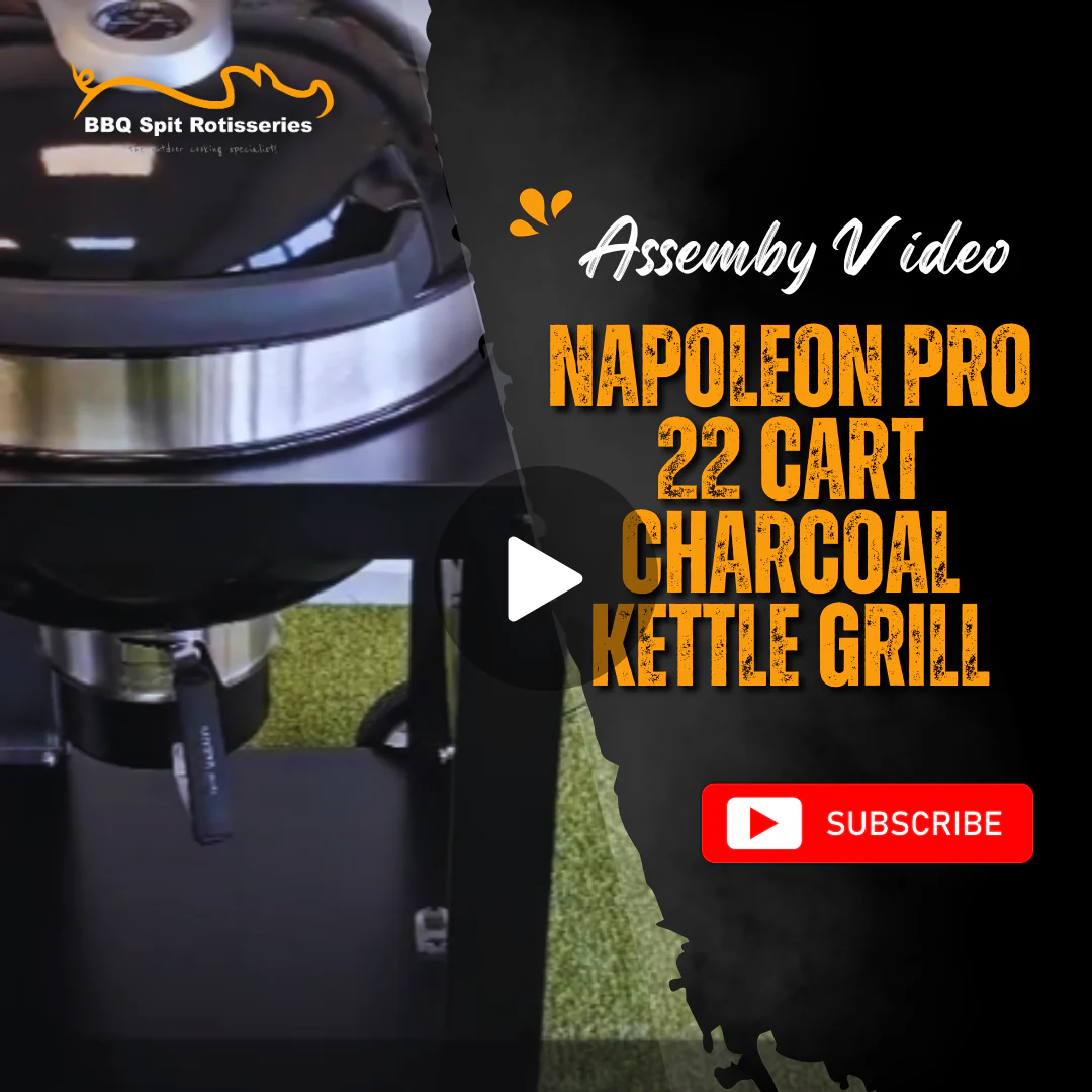 Napoleon Pro 22 Cart Charcoal Kettle Grill Assembly Video image