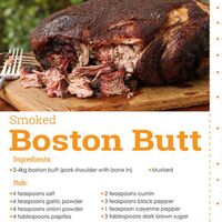 Smoked Boston Butt image