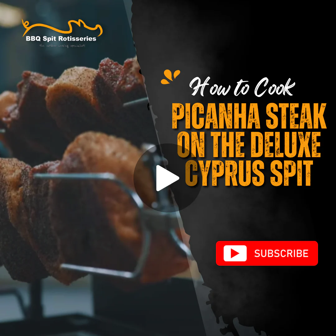 How to Spit Roast Picanha Steak on a Deluxe Cyprus Spit Roaster image