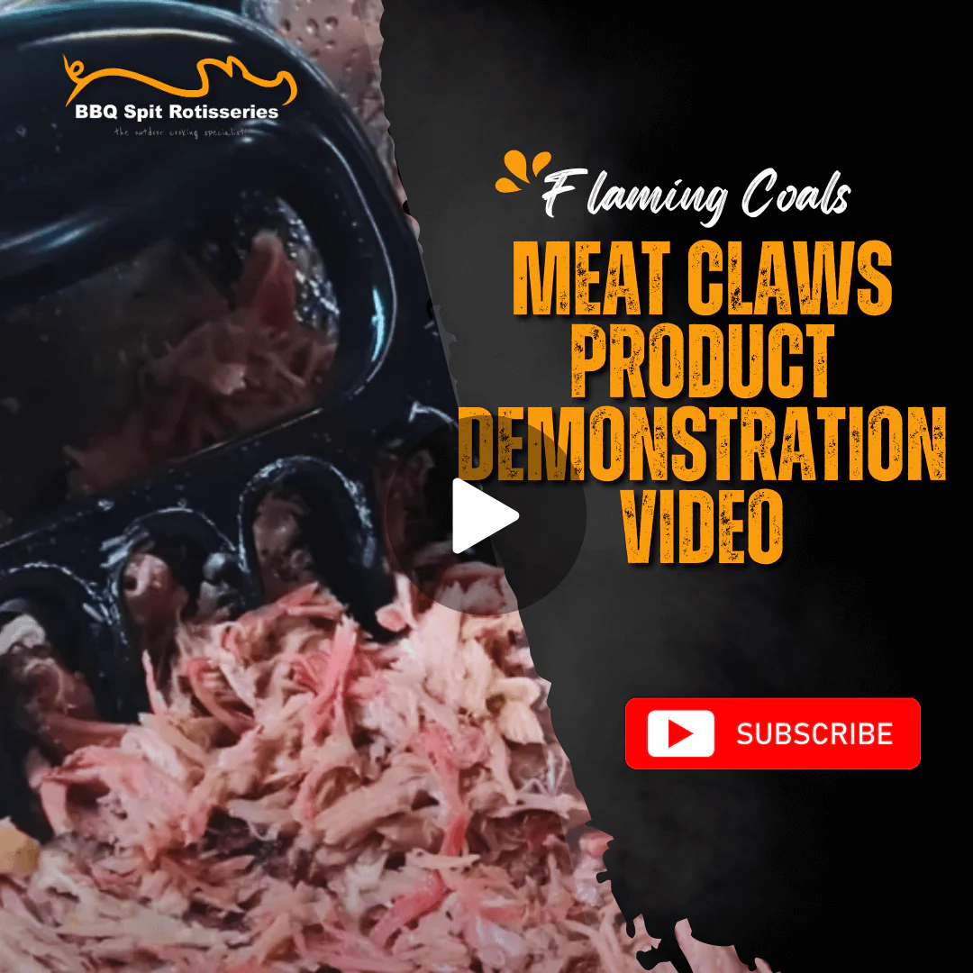Flaming Coals Meat Claws Product Demonstration Video image