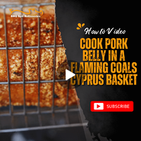 How to Cook Pork Belly in a Flaming Coals Cyprus Basket image