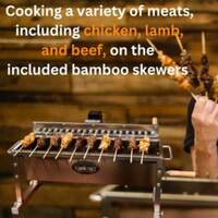 Product Review: The Flaming Coals Stainless Steel Hibachi BBQ with 20 Kebab Skewers image