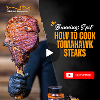 Bunnings Spit: How to Cook Tomahawk Steaks image