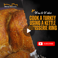 How to cook a Turkey using a Kettle Rotisserie Ring (perfect for Thanksgiving and Christmas) image
