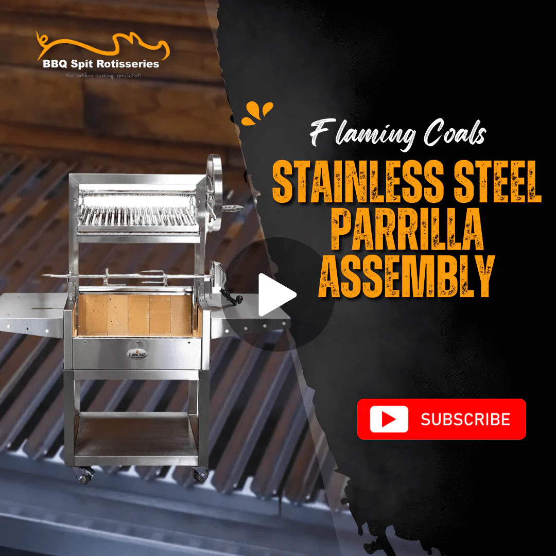 Flaming Coals Stainless Steel Parrilla Assembly image