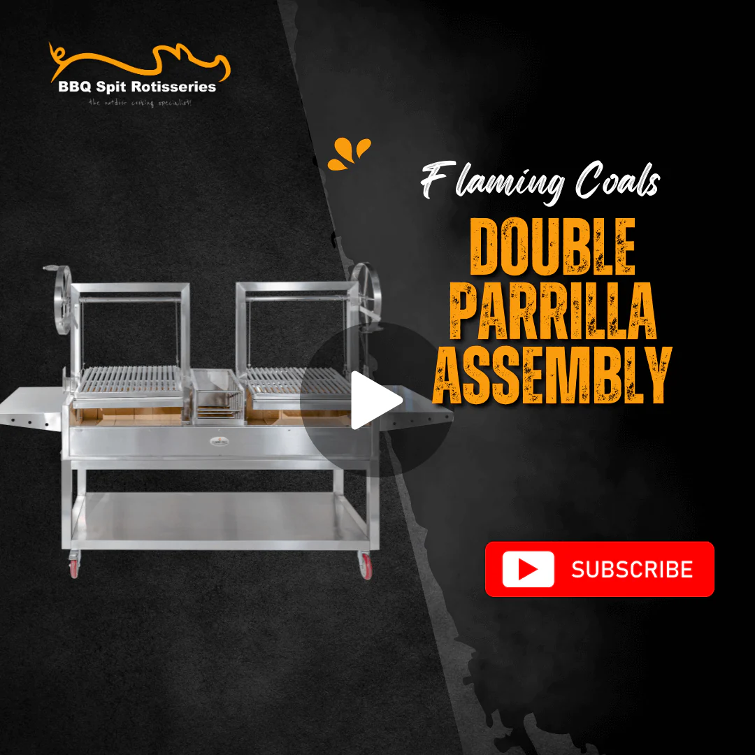Flaming Coals Double Parrilla Assembly image