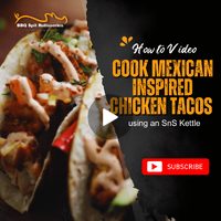 How to cook Mexican inspired chicken tacos using an SnS Kettle image