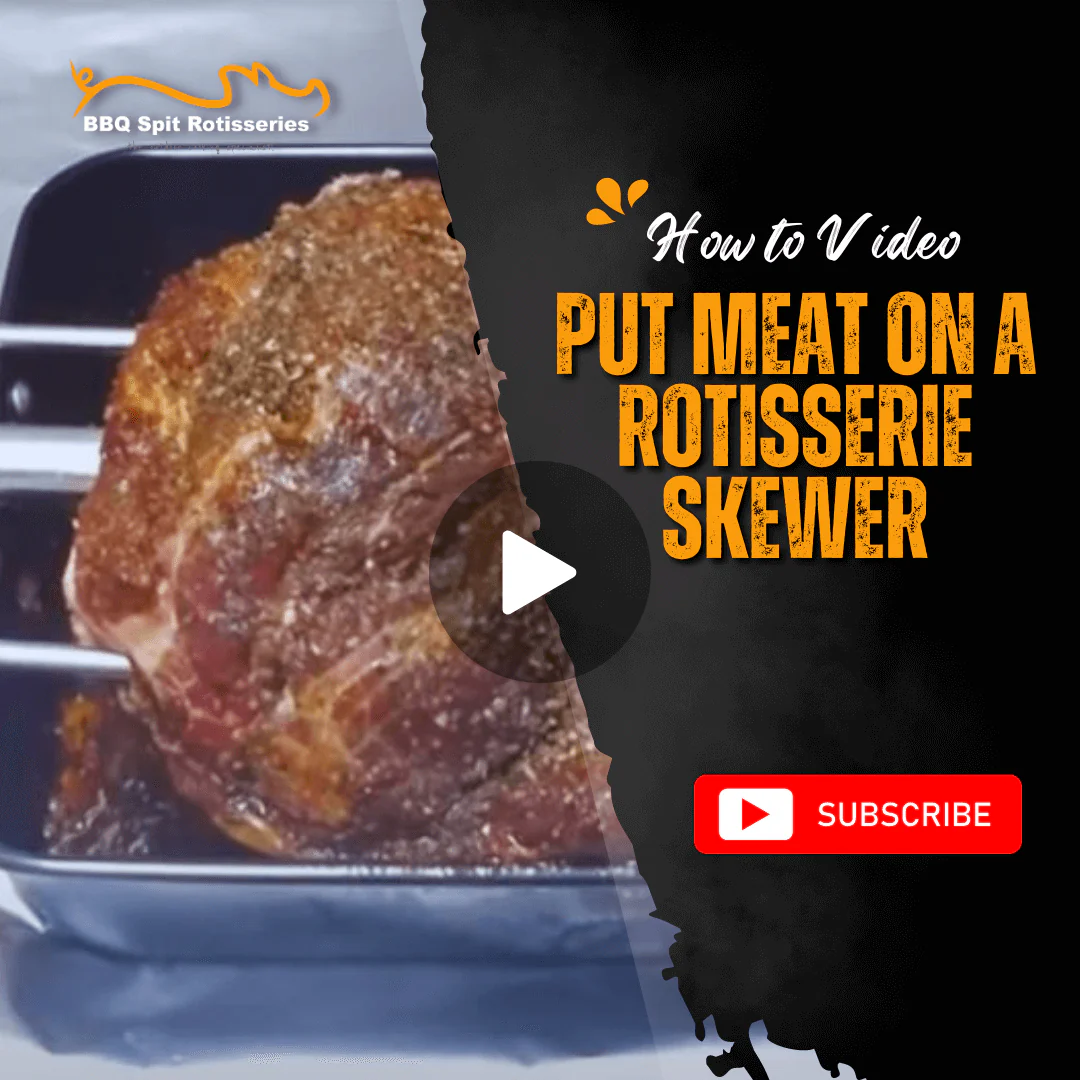 How to Put Meat on a Rotisserie Skewer image