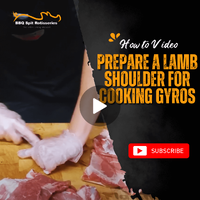 How To Prepare a Lamb Shoulder for Cooking Gyros image