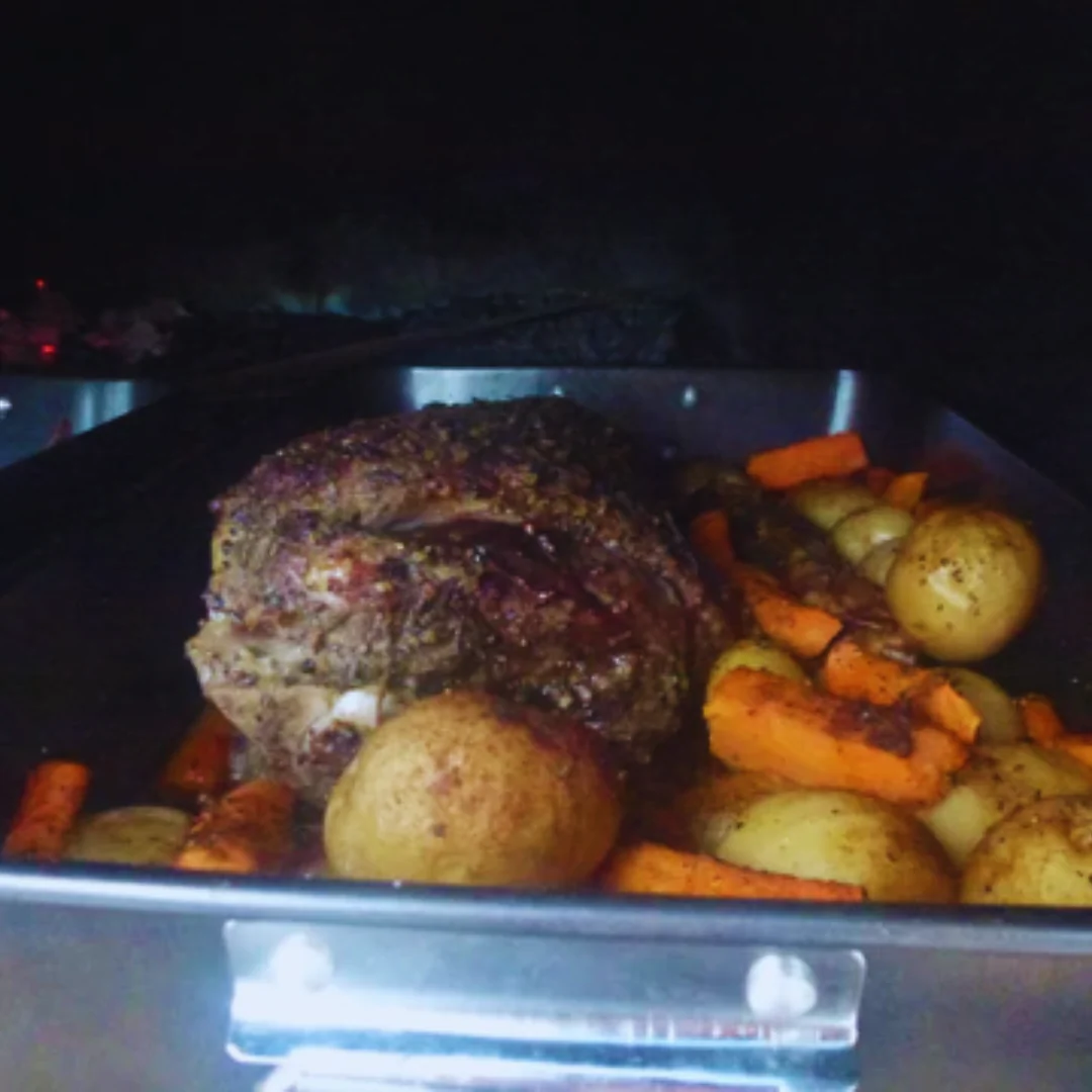 How to Roast a Leg of Lamb in a Wood Fired Pizza Oven with Bonus Recipe image