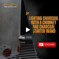 Lighting Charcoal with a Chimney and Charcoal Starter Wand image