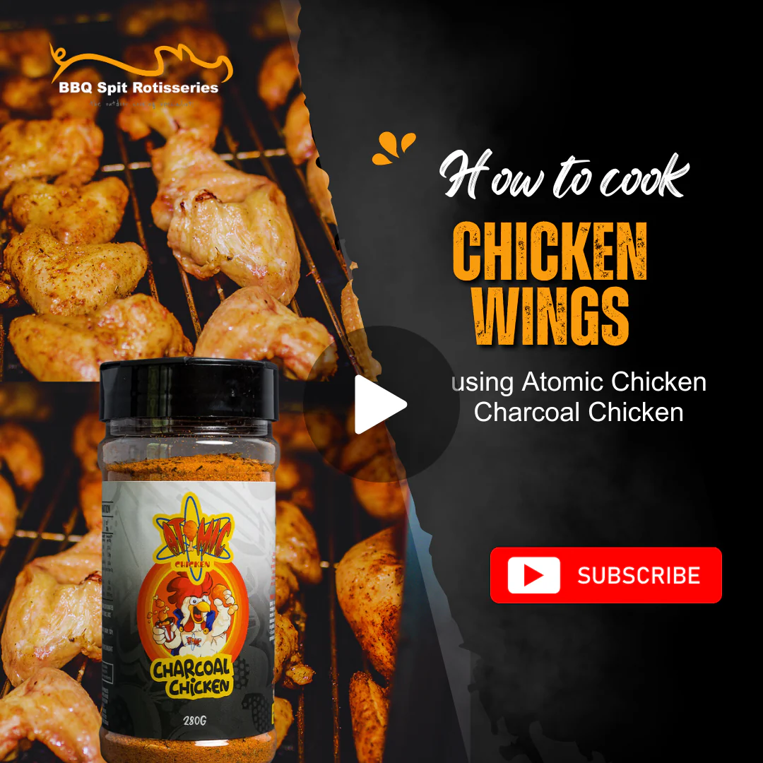 How to cook chicken wings using Atomic Chicken Charcoal Chicken image