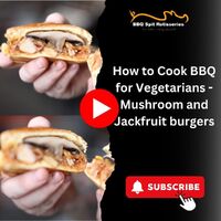 How to Cook BBQ for Vegetarians - Mushroom and Jackfruit burgers image