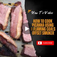 How to cook Picanha using a Flaming Coals Offset Smoker image