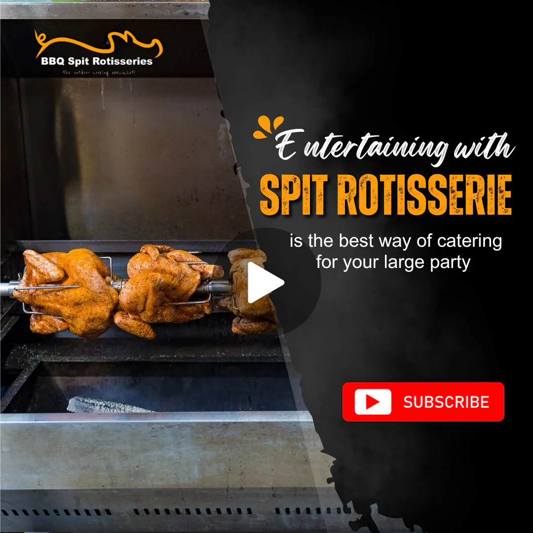 Entertaining with a Spit Rotisserie is the best way of catering for your large party image