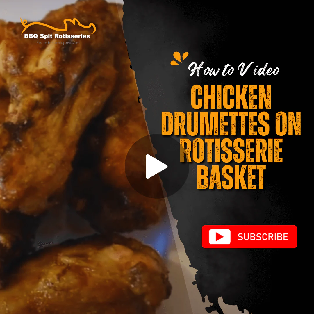 Chicken Drumettes on Rotisserie Basket image
