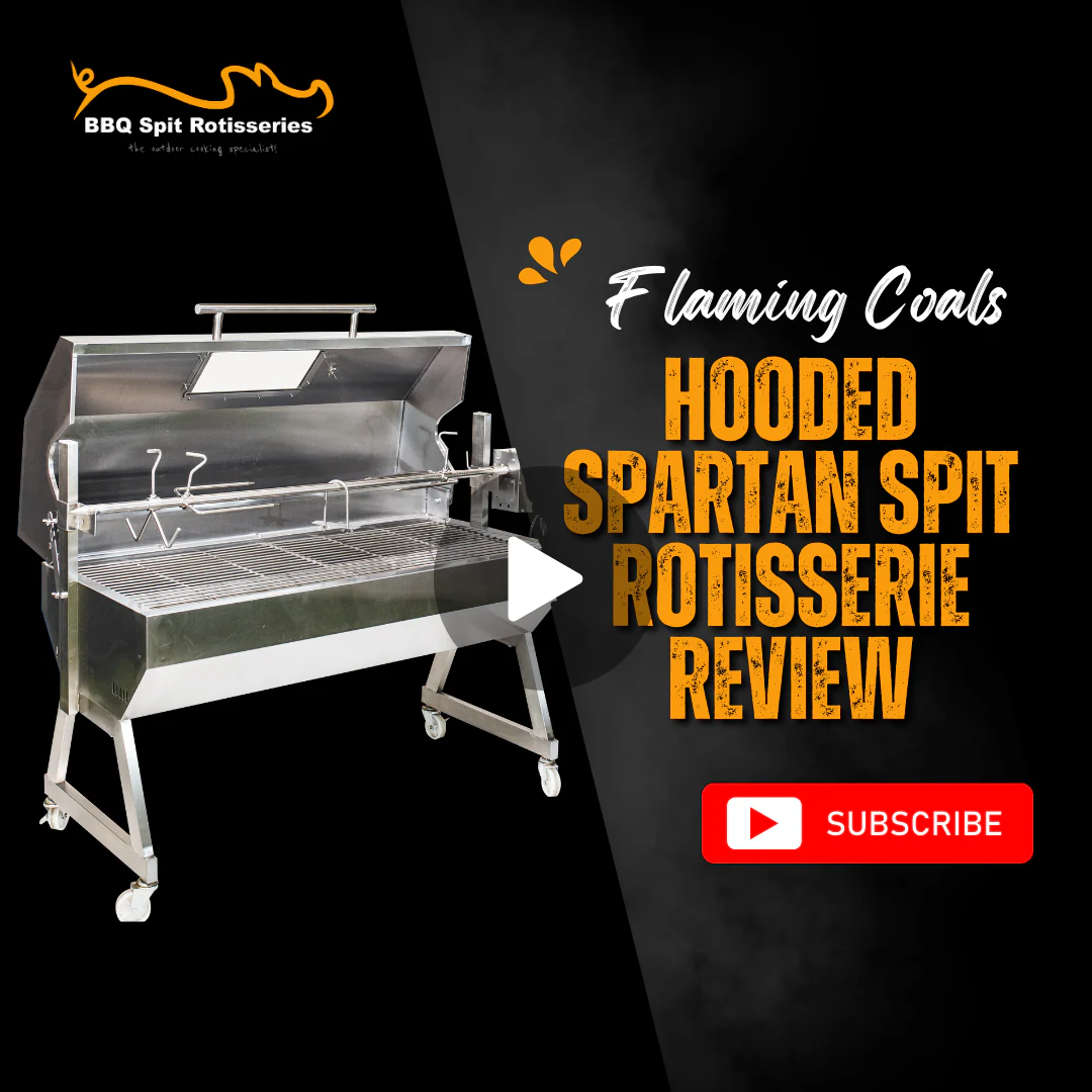 Flaming Coals Hooded Spartan Spit Rotisserie Review image