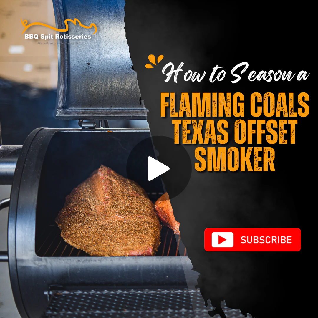 How to season a Flaming Coals Texas Offset Smoker image