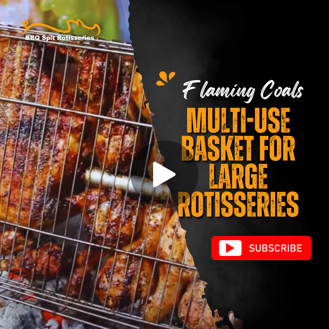 Flaming Coals Multi-Use Basket for Large Rotisseries image