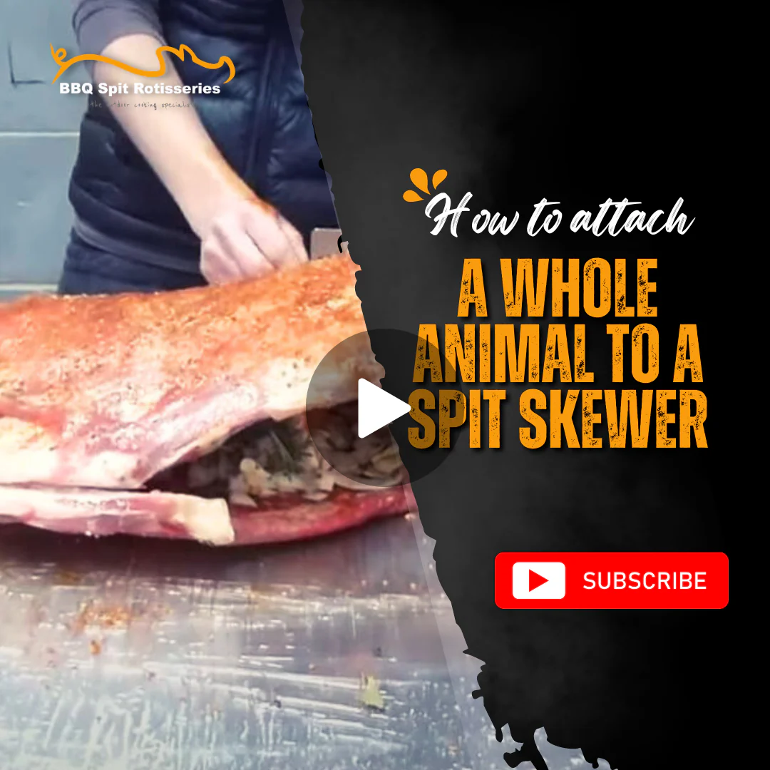 How to Attach a Whole Animal to a Spit Rotisserie Skewer image