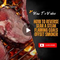 How to Reverse Sear a Scotch Fillet using the Flaming Coals Offset Smoker image