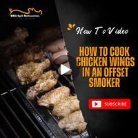 How to cook Chicken Wings in an Offset Smoker image