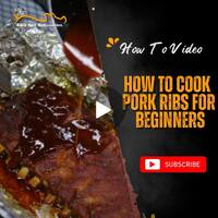How to cook Pork Ribs in the Flaming Coals Offset Smoker image