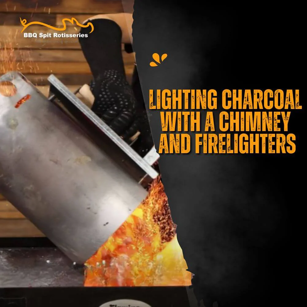 Lighting Charcoal with a Chimney and Firelighters image